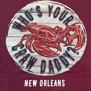 Maroon Graphic Tee - New Orleans Craw Daddy